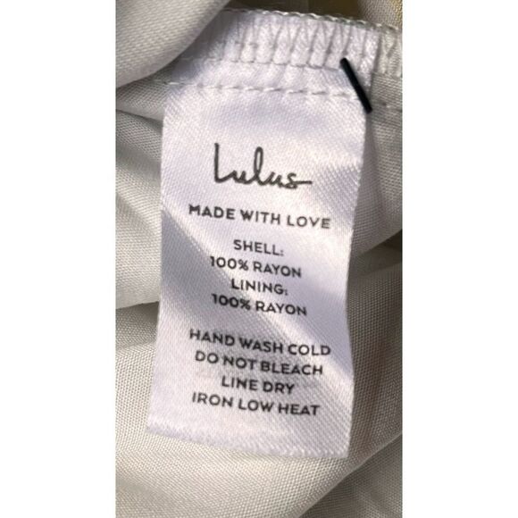 Lulu's Lemon Print Wrap Mini Dress - Picture 15 of 16